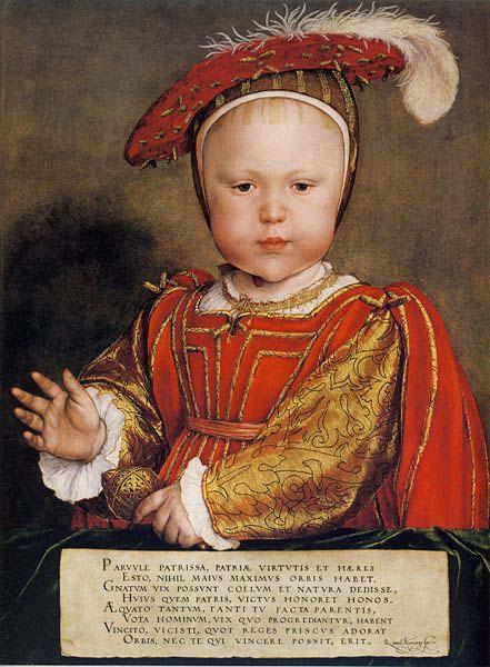 Hans holbein the younger Portrait of Edward VI as a Child Germany oil painting art